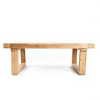 Tavolino in teak riciclato - Naturale