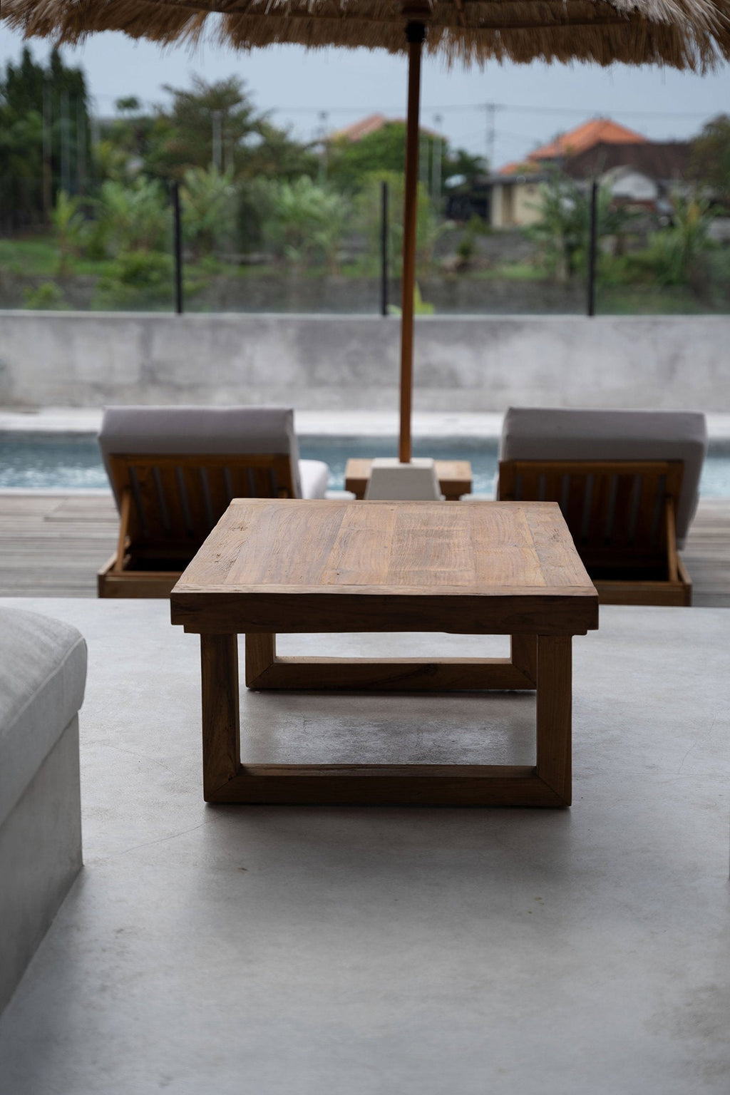 Tavolino in teak riciclato - Naturale