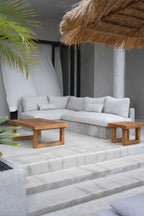 Tavolino in teak riciclato - Naturale