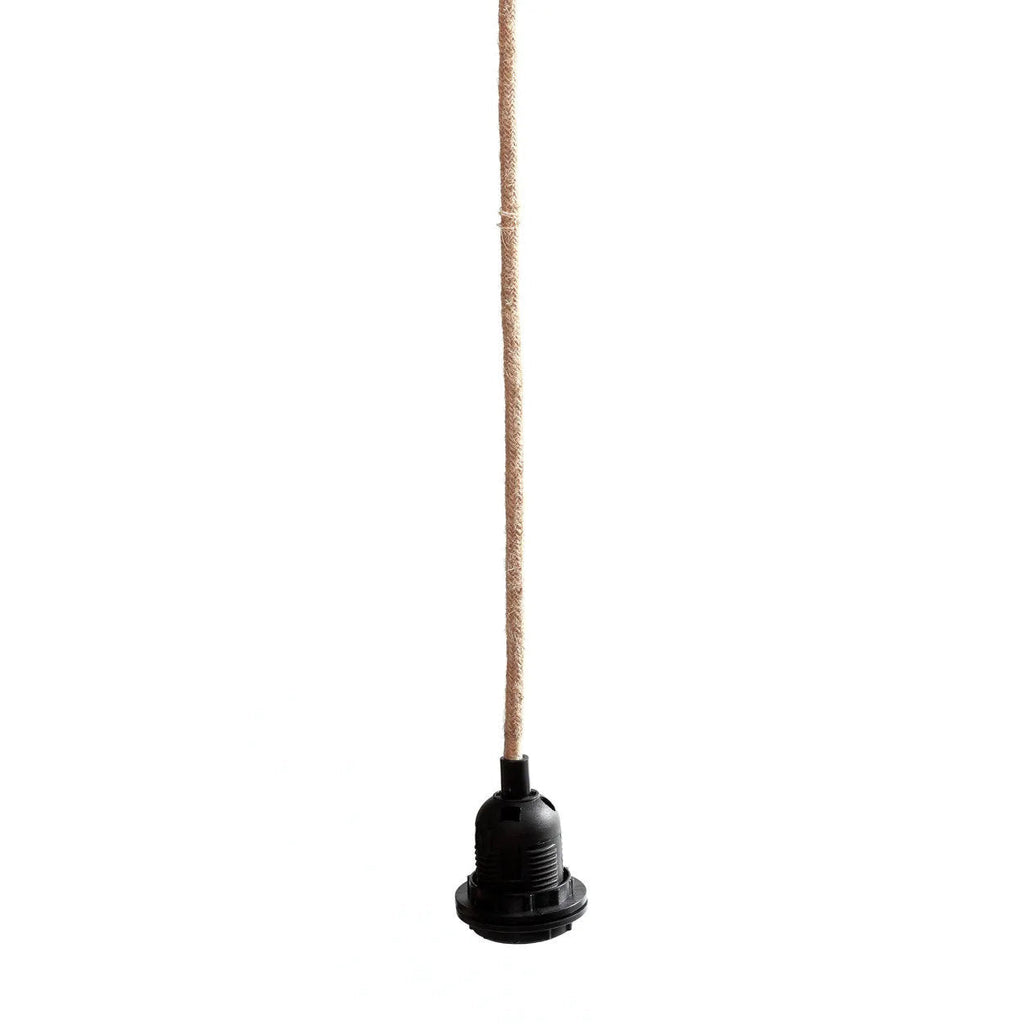Attacco a soffitto per lampada - Nero naturale - 1 attacco