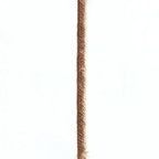 Cavo e attacco per lampada - Jute nero naturale