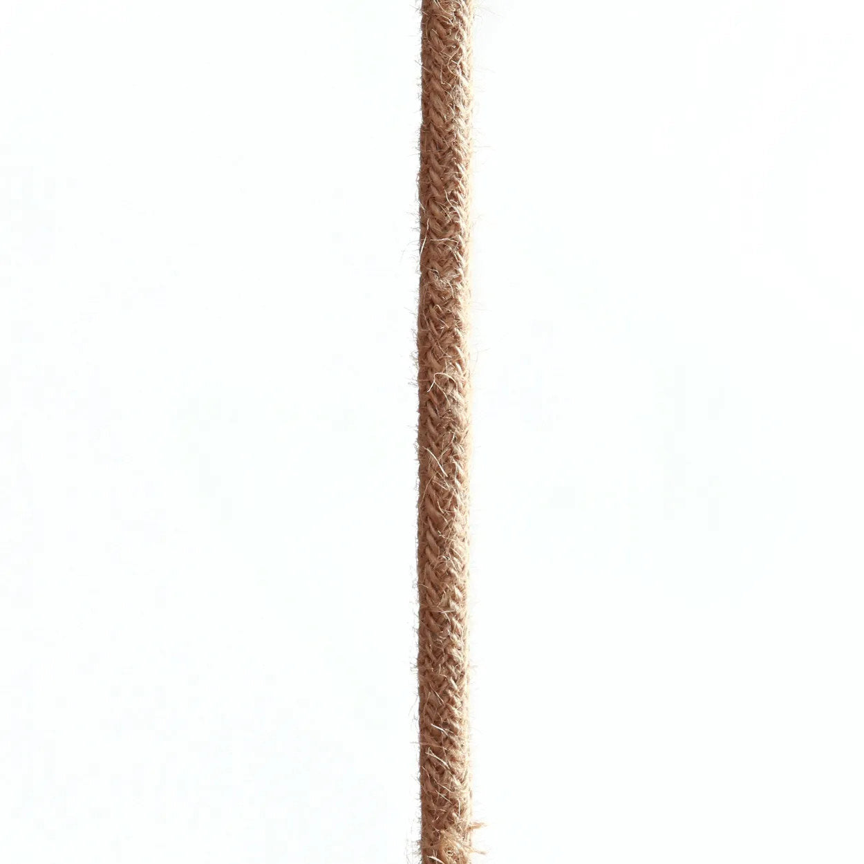 Cavo e attacco per lampada - Jute nero naturale