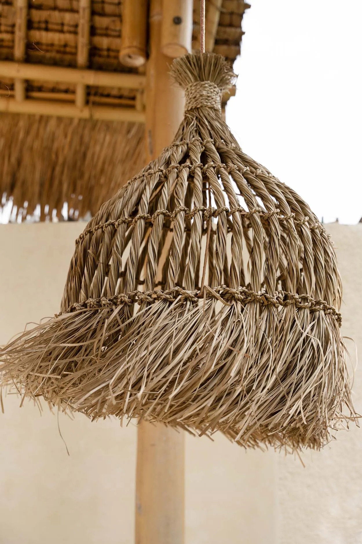 Lampada a sospensione Guagua - Naturale - L