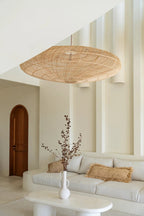 Copricuscino in rafia rettangolare - Naturale - 35x100