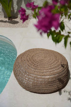 Pouf in seagrass - Naturale - M