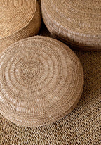 Pouf in seagrass - Naturale - M