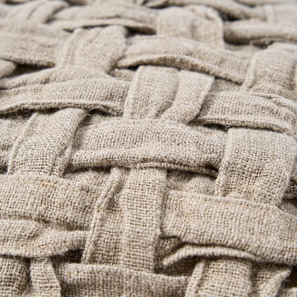 Copricuscino in lino Crosier - Naturale
