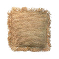 Copricuscino in rafia quadrato - Naturale - 60x60