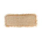 Copricuscino in rafia rettangolare - Naturale - 35x100