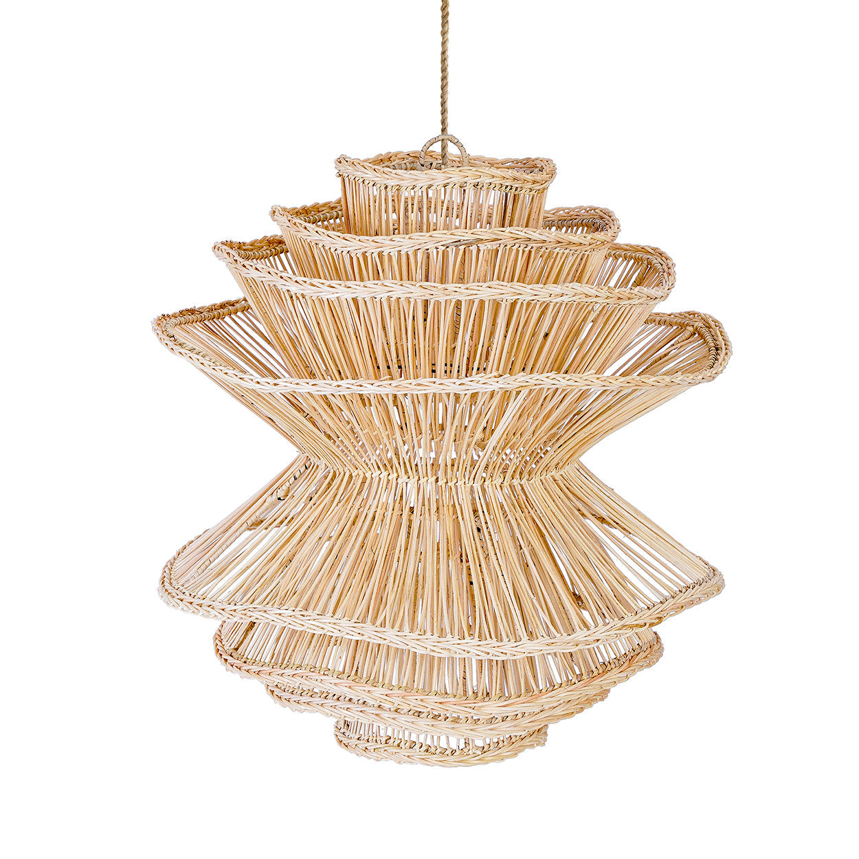 Lampada a sospensione Shiitake - Naturale - L