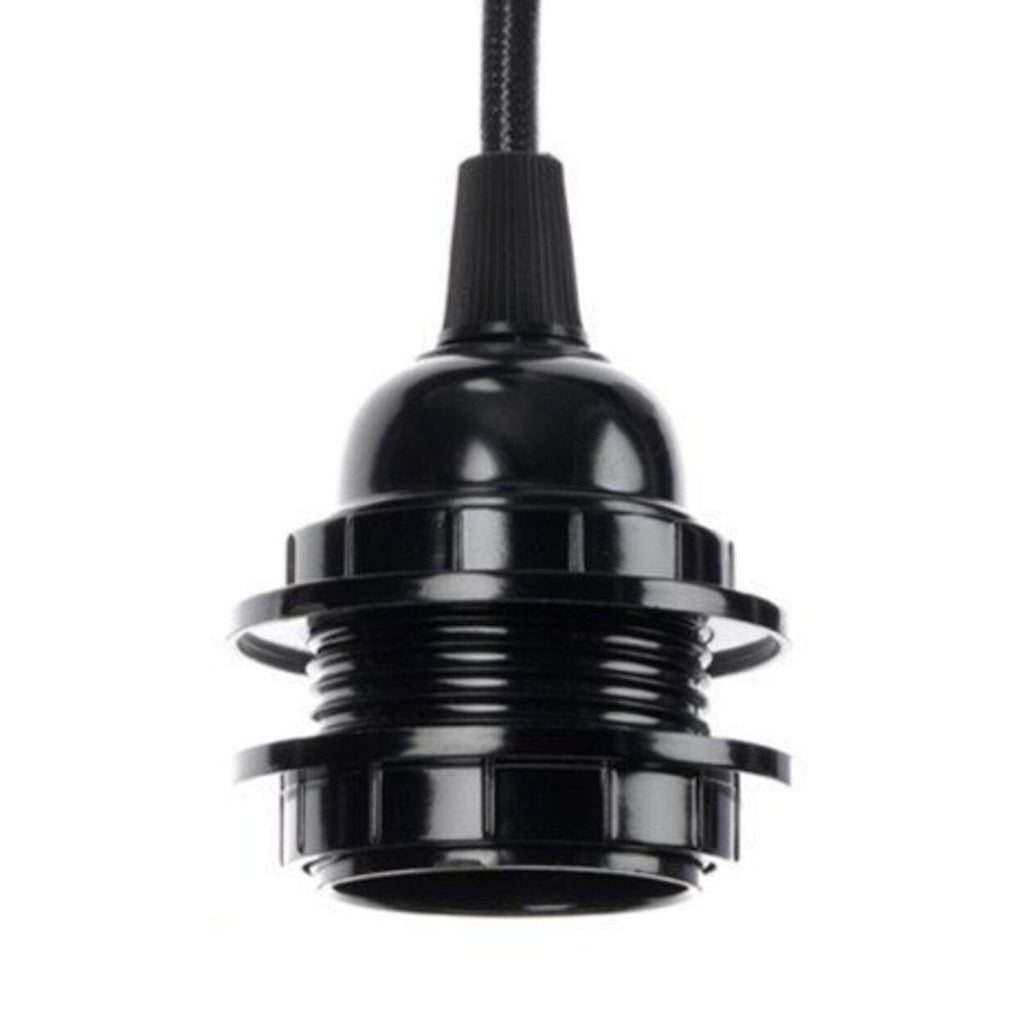 Cavo e attacco per lampada - Nero