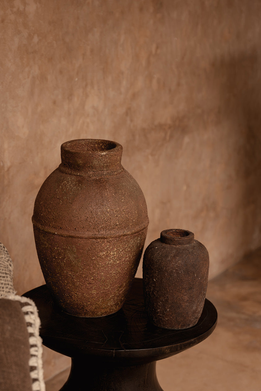 Vaso Amphora Rustica - Terracotta - L